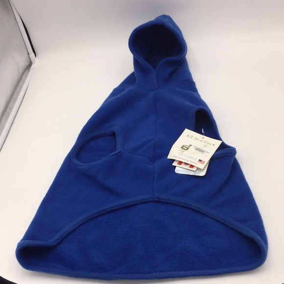 NHL Toronto Maple Leafs Dog Pet Fleece Blue Hoodie Sweater Size XX-Large - Picture 3 of 12